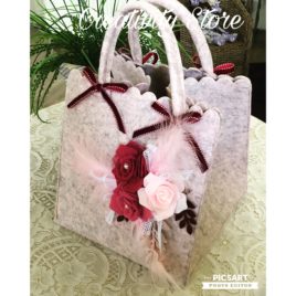 Borsa in feltro Vanity