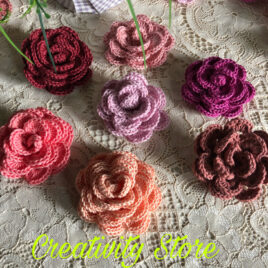 Rose del Creativity fatte a mano