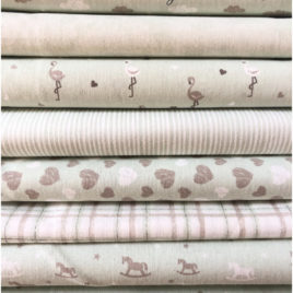 Tessuto cotone Fantasie Baby Verde