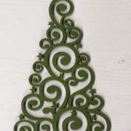 Albero Verde Intarsiato