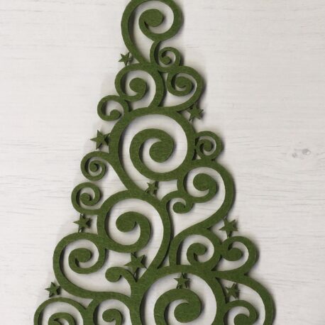 Albero Verde Intarsiato