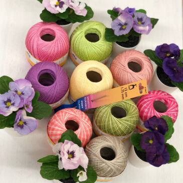 Cotone colorato per Crochet