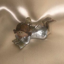 Angioletto argento in ceramica
