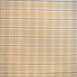 Tessuto tartan arancio-grigio