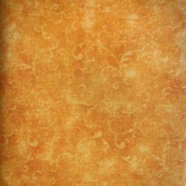 Tessuto arancio fantasia barocco