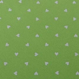 Verde chiaro “Cuori” Panna