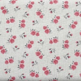 Tessuto con rose rosa antico