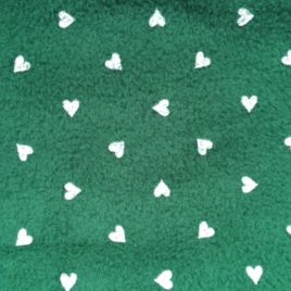 Pile Verde Cuori Crema