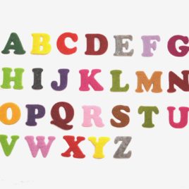 Lettere dell’ alfabeto in Feltro