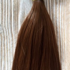 capelli per bambole lisci corti castani