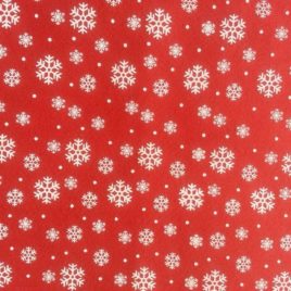 Rosso Fiocchi di neve Panna