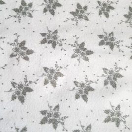 Bianco Stelle di Natale Argento