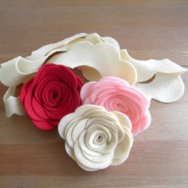 Striscia per Rosa in Pannolenci