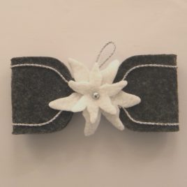 Fiocco Antracite decorato