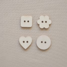 Bottoncini Legno Assortimento