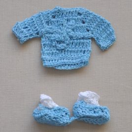 Magliettina e Scarpine Azzurro