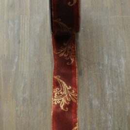 Nastro Damascato Rosso
