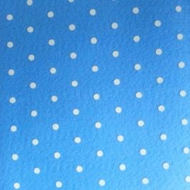 Azzurro Pois Bianchi