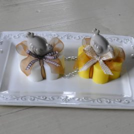Sapone decorato con gallinella