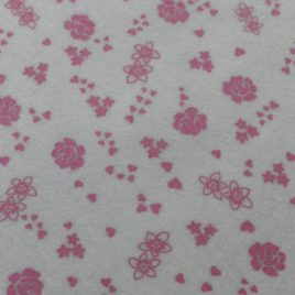Panna “Rose e Cuori” Rosa Antico